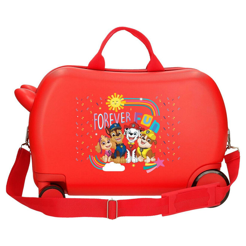 Maleta trolley roja Paw Patrol Forever Fun con cuatro ruedas - 5