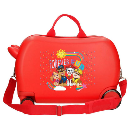 Maleta trolley roja Paw Patrol Forever Fun con cuatro ruedas - 5