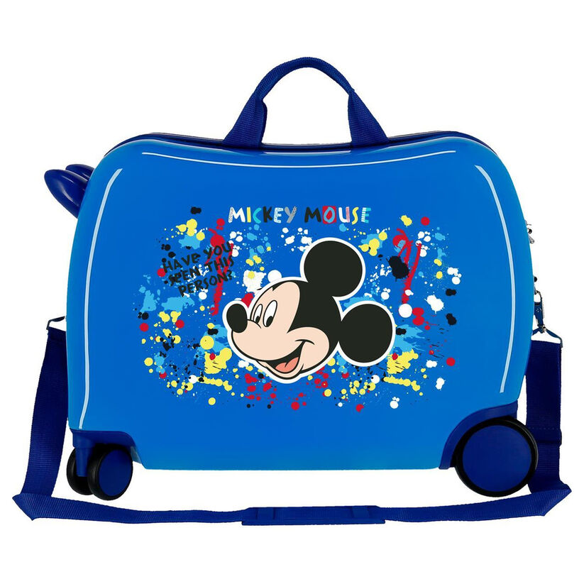 Maleta trolley azul de ABS con diseño de Mickey Mouse Disney - 5