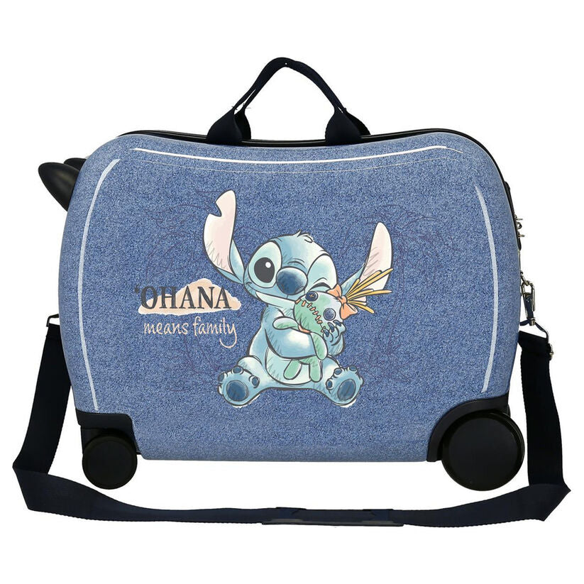 Maleta trolley ABS azul de Stitch Disney de 50 cm - 4
