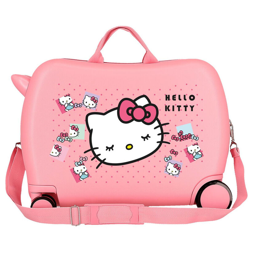 Maleta trolley rosa Hello Kitty Bows de 50 cm - 4