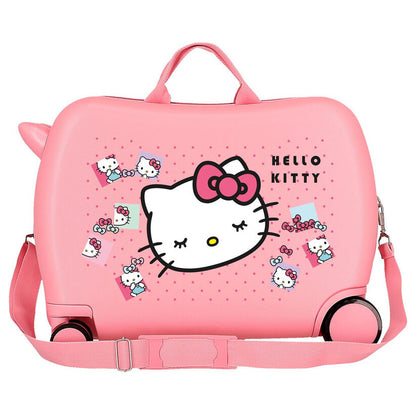 Maleta trolley rosa Hello Kitty Bows de 50 cm - 4