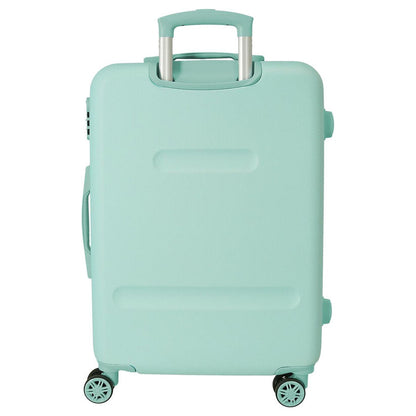 Maleta trolley ABS Stitch Disney verde menta de 65 cm - 4