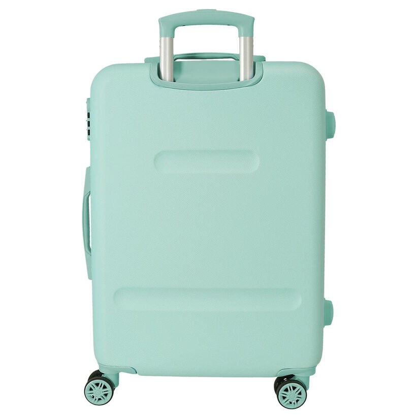 Set de dos maletas trolley Stitch Disney en verde menta - 4