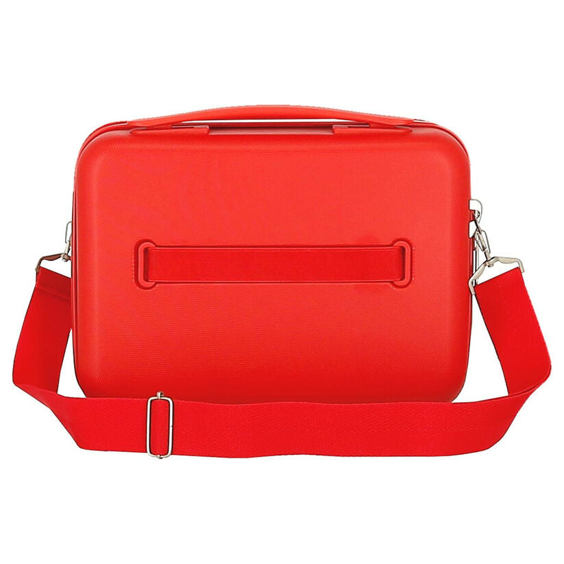 Neceser rojo de ABS Mickey Disney Fun Times adaptable a trolley - 3