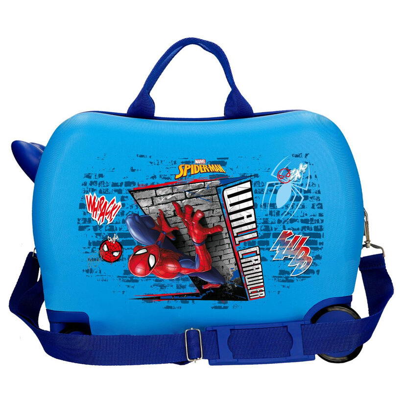 Maleta trolley azul Spider-Man Marvel Wall Crawler de ABS - 2
