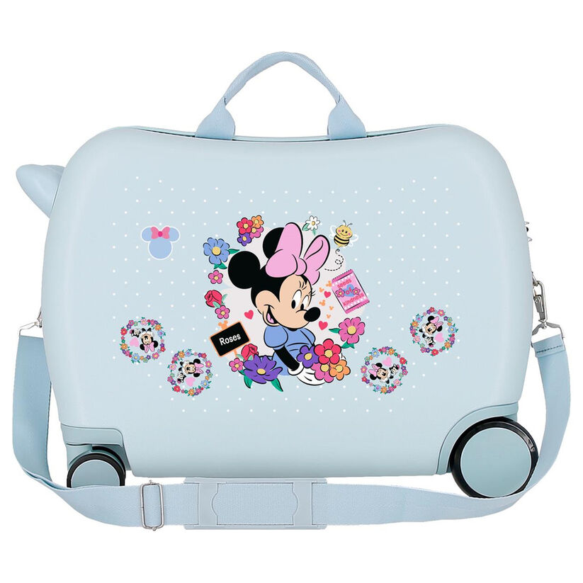 Maleta trolley Minnie Disney Flowers azul claro de 50 cm - 5