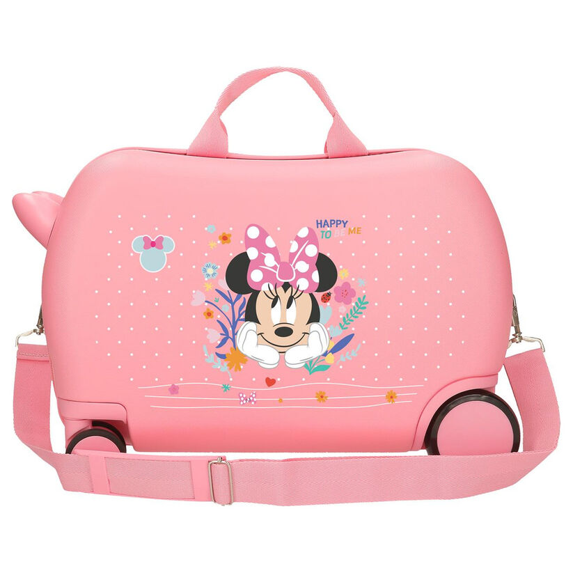 Maleta trolley rosa de ABS con diseño de Minnie Disney - 5