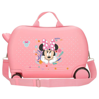 Maleta trolley rosa de ABS con diseño de Minnie Disney - 5