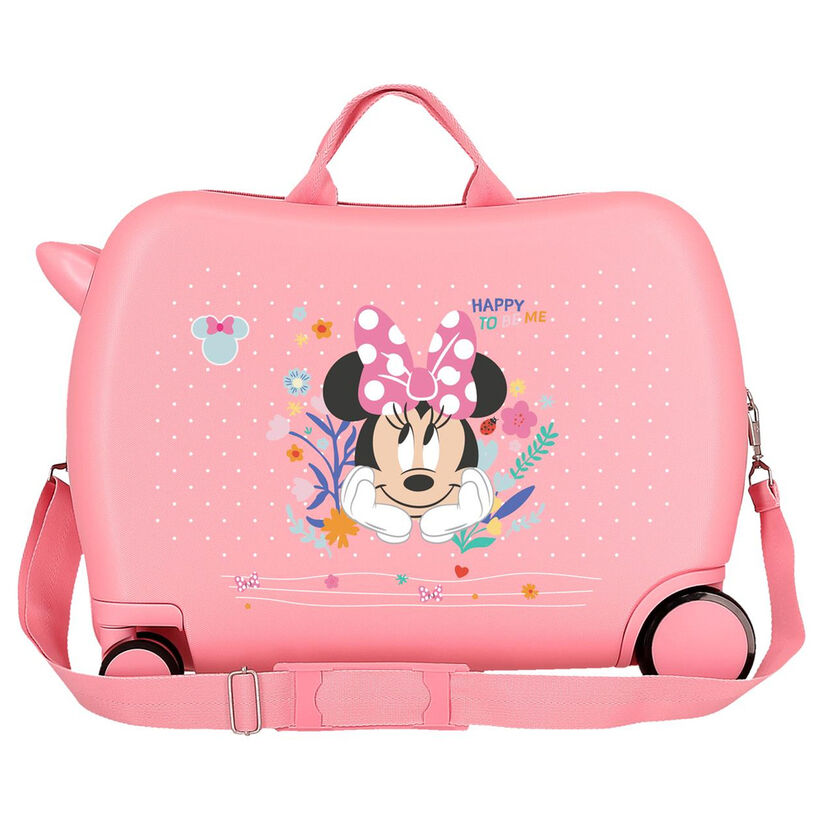 Maleta trolley rosa de ABS con diseño de Minnie Disney - 5