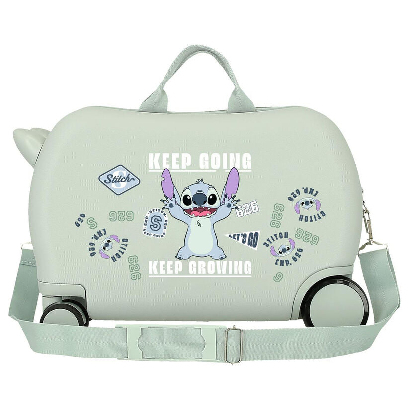 Maleta trolley ABS verde claro con diseño de Stitch Disney - 5