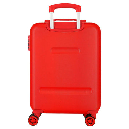 Maleta trolley roja de ABS con diseño de Mickey Disney - 3