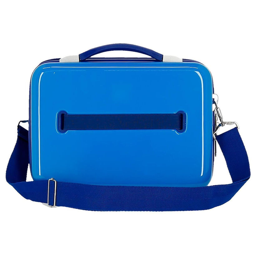 Neceser azul de ABS Spidey Marvel con asa y correa lateral - 3