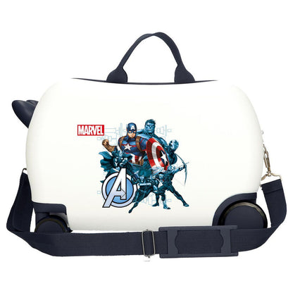 Maleta trolley blanca de Marvel Los Vengadores con cuatro ruedas - 2