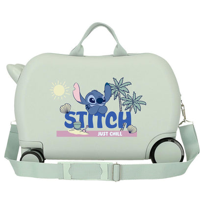 Maleta trolley ABS Stitch Disney Just Chill verde claro - 3