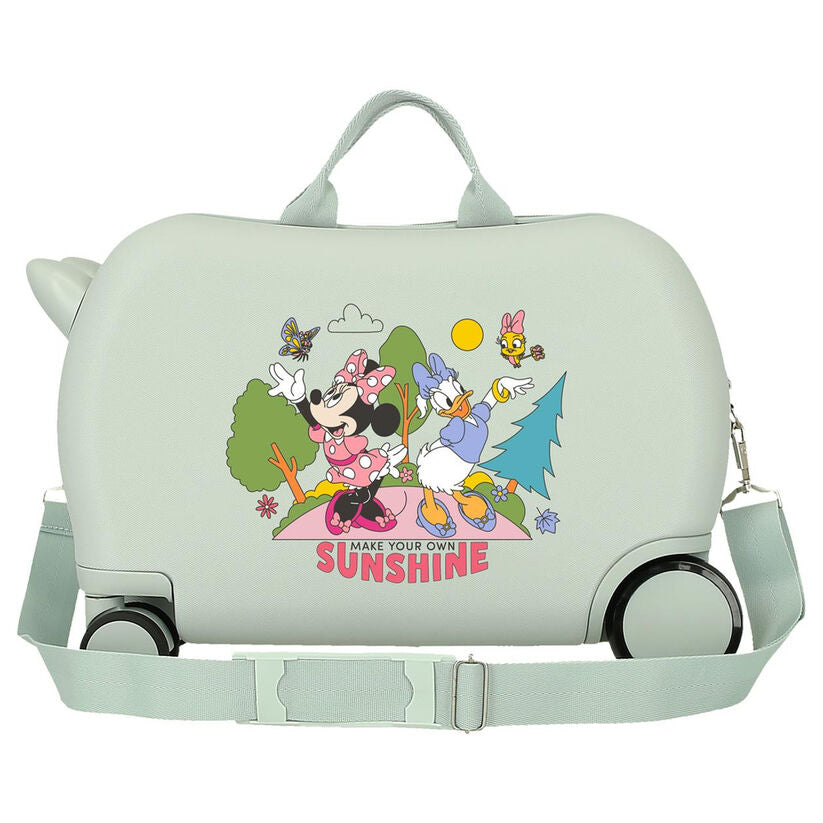 Maleta trolley ABS Minnie y Daisy Disney Sunshine en verde claro - 4