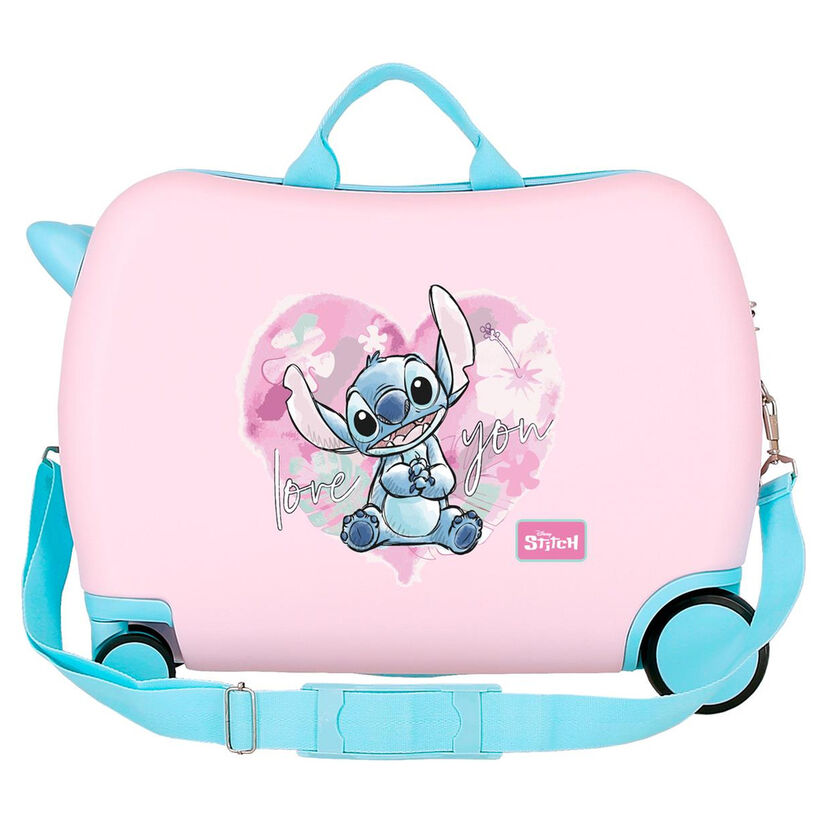 Maleta trolley rosa de ABS con diseño de Stitch Disney - 3