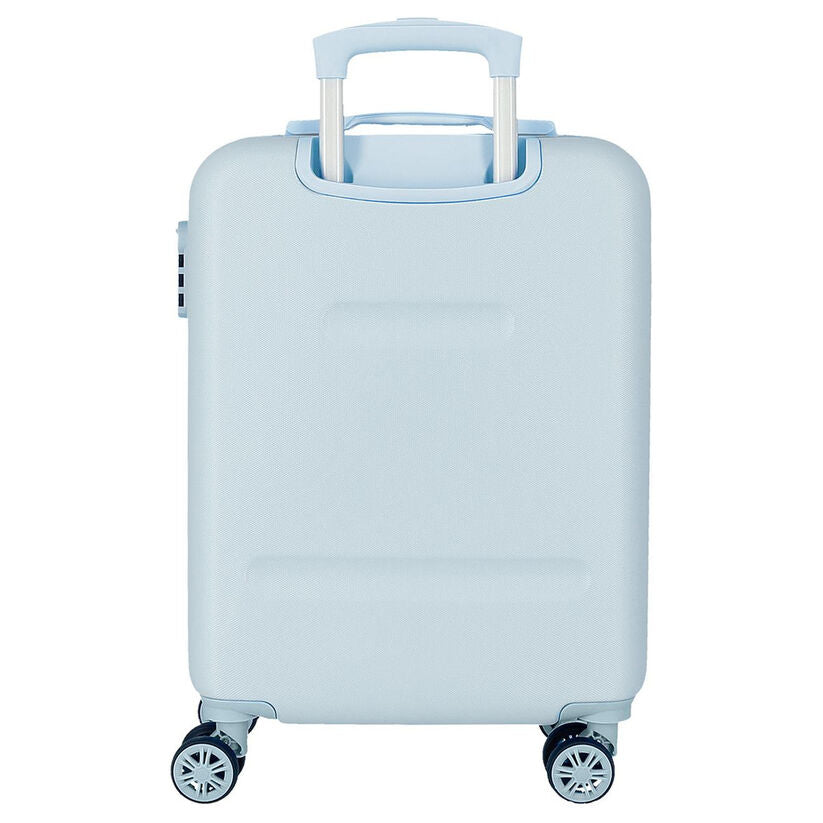Maleta trolley azul claro de Mickey Disney con cuatro ruedas - 3