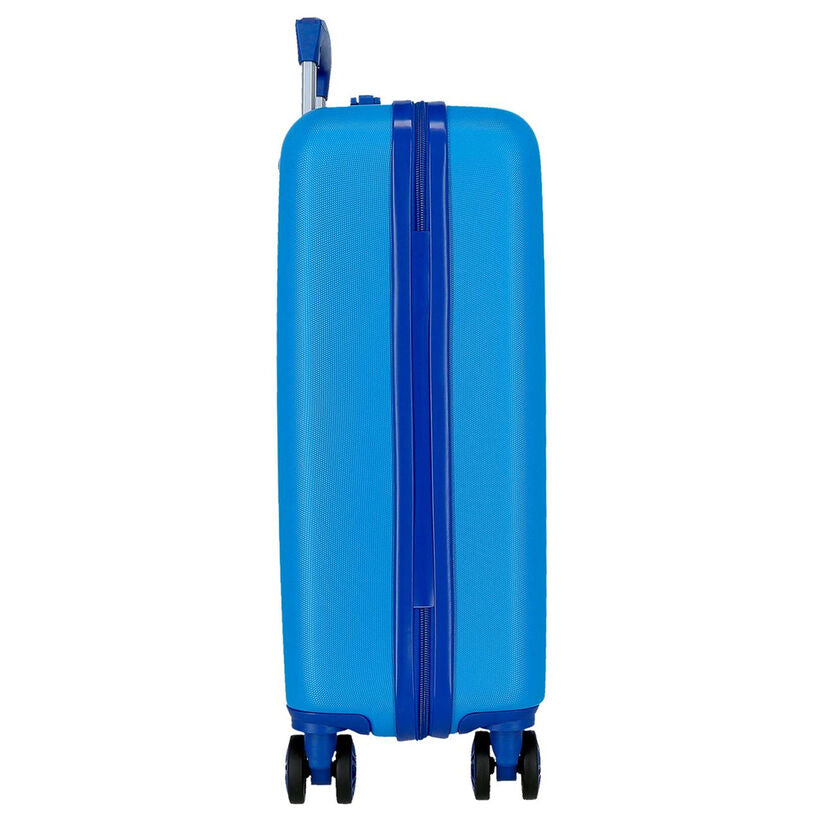 Maleta trolley azul Movom Monsters de 55 cm con estampado de monstruos - 4