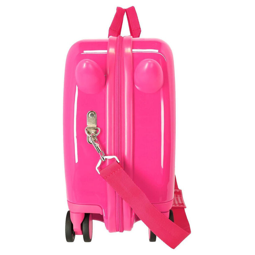 Maleta trolley rosa de ABS con diseño de Minnie Disney - 4