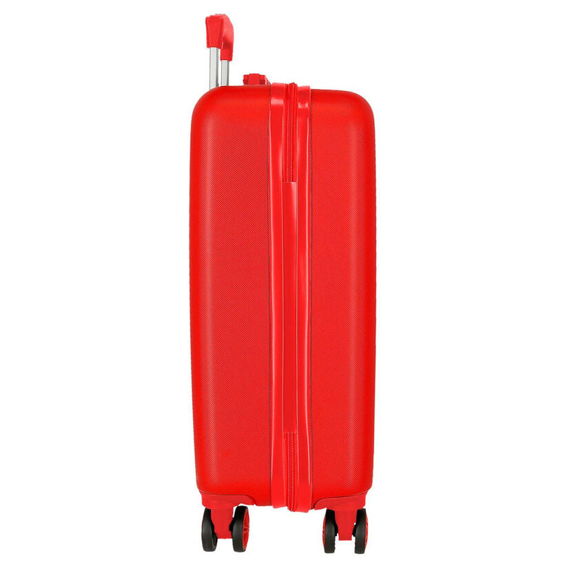 Maleta trolley roja de ABS con diseño de Mickey Disney - 4