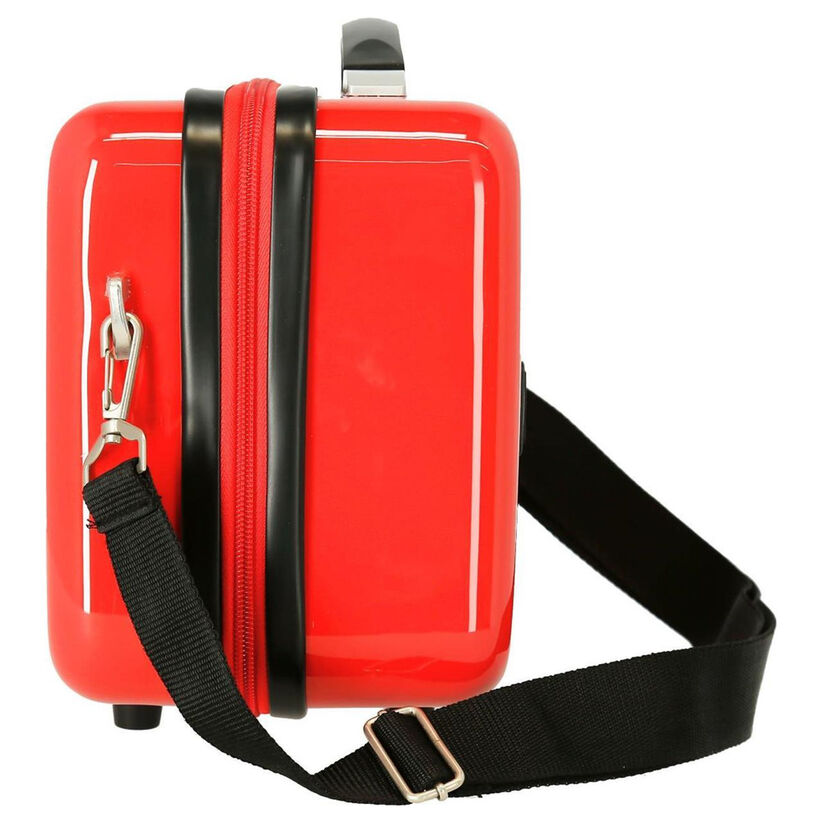 Maleta trolley ABS roja de Mickey Disney con correa - 4