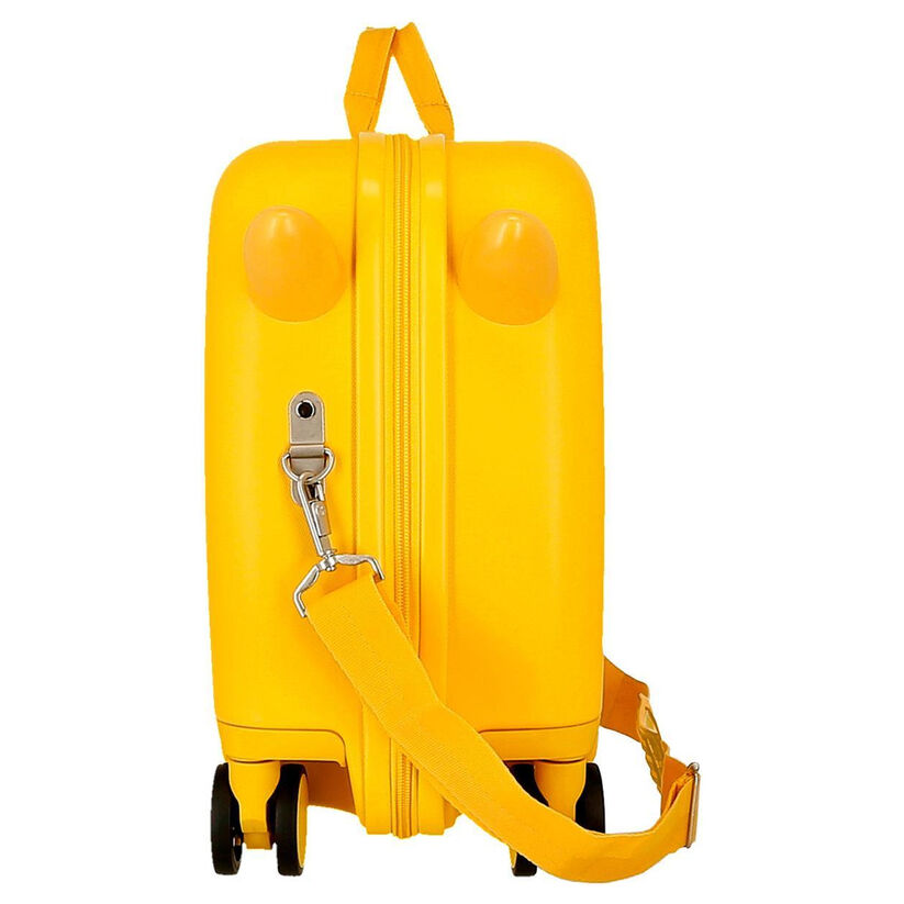 Maleta trolley amarilla de ABS con diseño 3D de Mickey Disney - 4