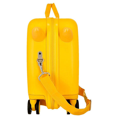Maleta trolley amarilla de ABS con diseño 3D de Mickey Disney - 4