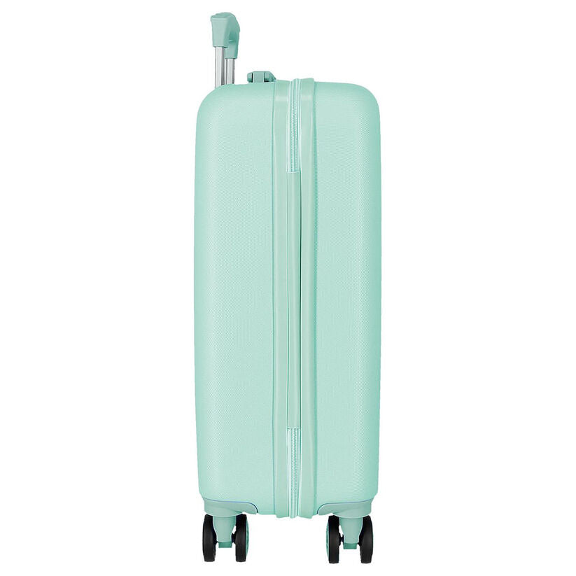 Maleta trolley ABS verde agua con diseño de Stitch Disney - 5