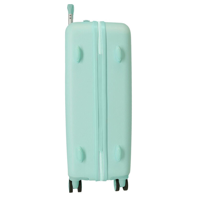Set de dos maletas trolley Stitch Disney en verde menta - 5