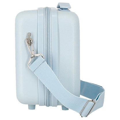 Neceser rígido azul claro Stitch Disney con corazones y estrellas - 5