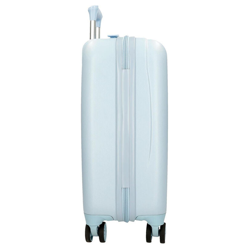 Maleta trolley azul claro Dumbo Disney con cuatro ruedas dobles - 4