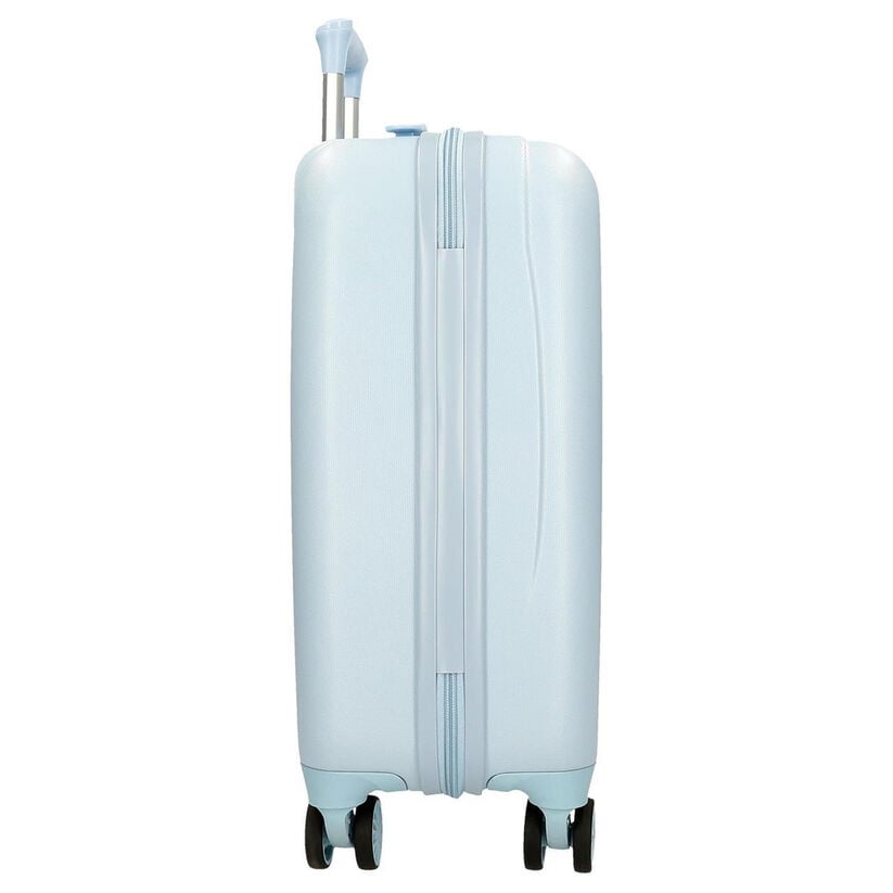Maleta trolley azul claro de Mickey Disney Up All Night con cuatro ruedas - 4