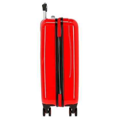 Maleta trolley roja de ABS con diseño de Hello Kitty y lunares blancos - 6