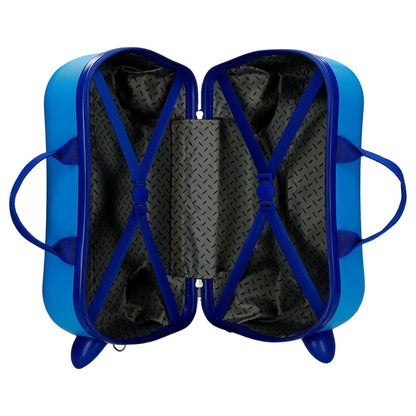 Maleta trolley Movom Monsters azul con estampado de monstruos - 5