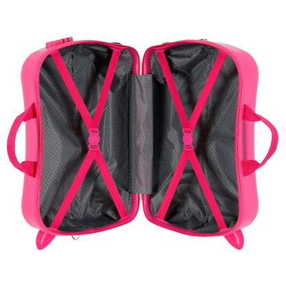 Maleta trolley rosa de ABS con diseño de Minnie Disney - 5