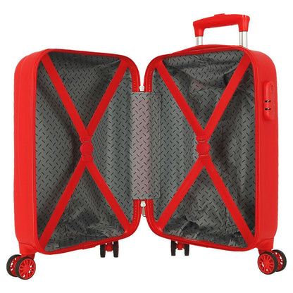 Maleta trolley roja de Spiderman Marvel con cuatro ruedas - 5