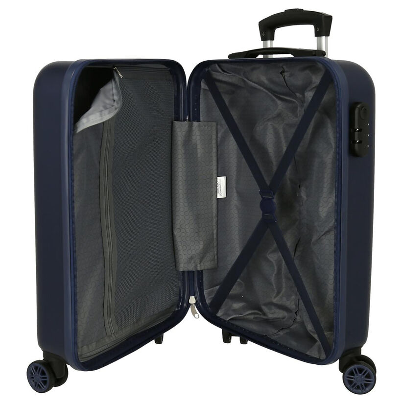 Maleta trolley ABS Marvel Avengers azul marino con cuatro ruedas - 5