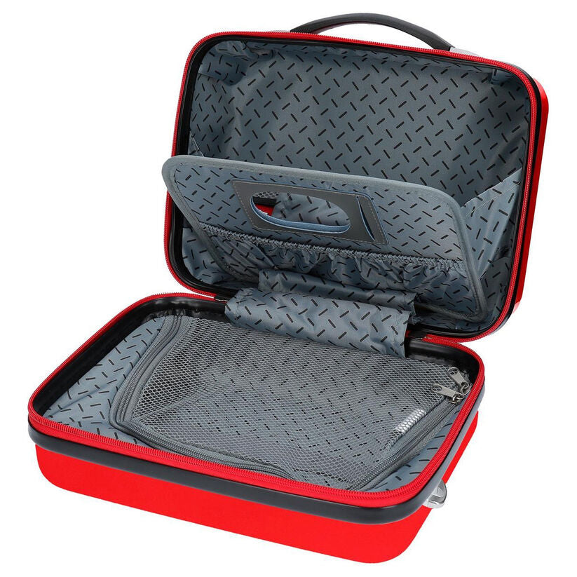 Maleta trolley ABS roja de Mickey Disney con correa - 5