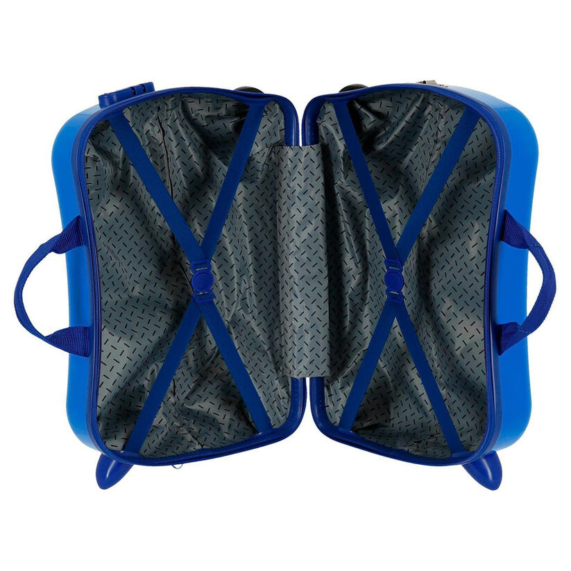 Maleta trolley azul Spidey Marvel de ABS con cuatro ruedas dobles - 5