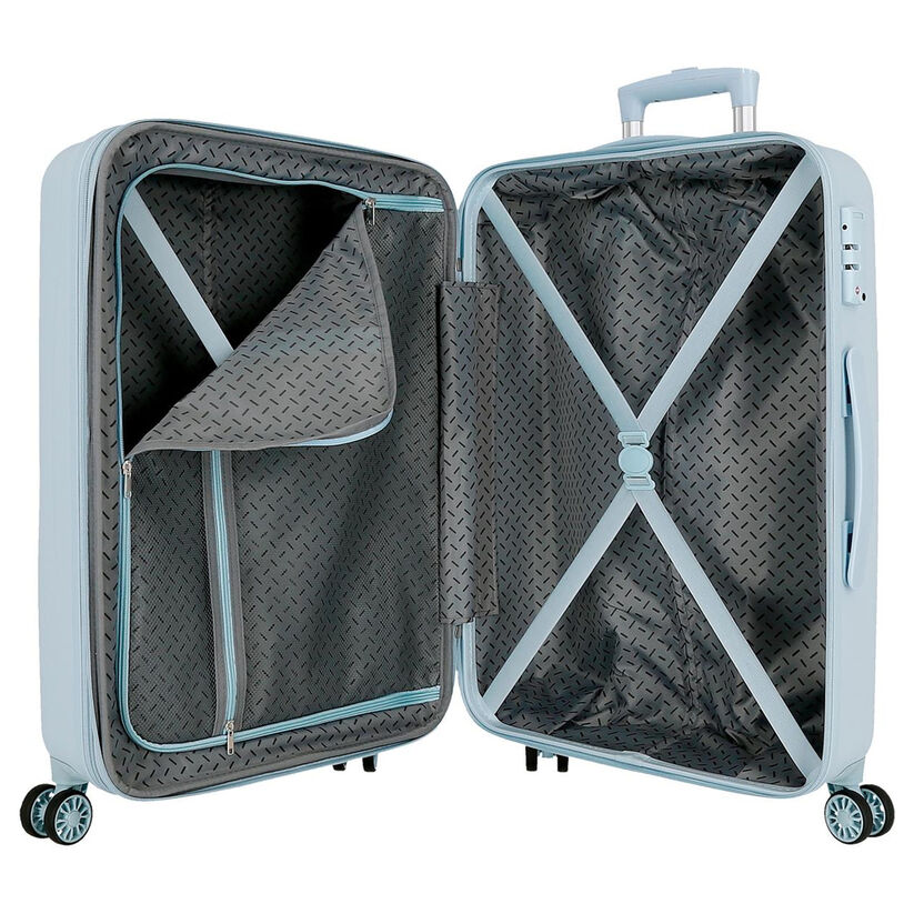Set de dos maletas trolley Stitch Disney en azul claro - 6