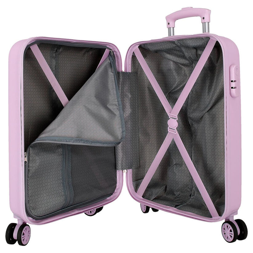 Maleta trolley rosa de Kuromi Hello Kitty con cuatro ruedas - 5