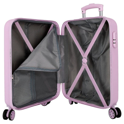 Maleta trolley rosa de Kuromi Hello Kitty con cuatro ruedas - 5