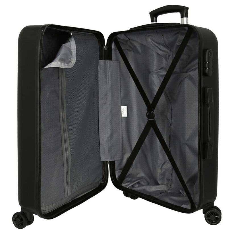 Maleta trolley ABS negra de Kuromi Retropop de 65 cm - 5