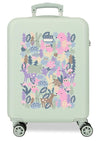 Maleta trolley Movom Forest Menta con estampado de animales del bosque