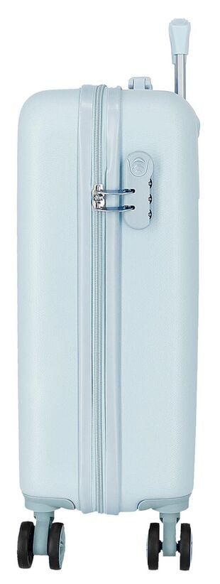 Maleta trolley Movom Best Wishes azul claro con corazones - 2