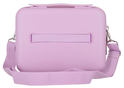 Neceser Movom Good Day rosa lila de ABS con estampado floral - 3