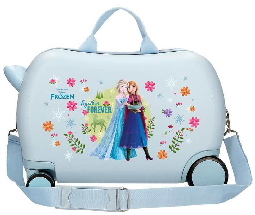 Maleta trolley azul claro Disney Frozen con Elsa y Anna - 3