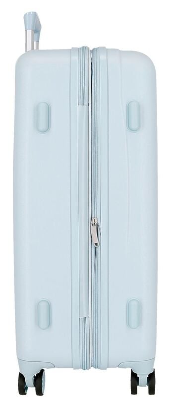 Maleta trolley Movom Best Wishes azul claro de 65 cm con corazones - 4