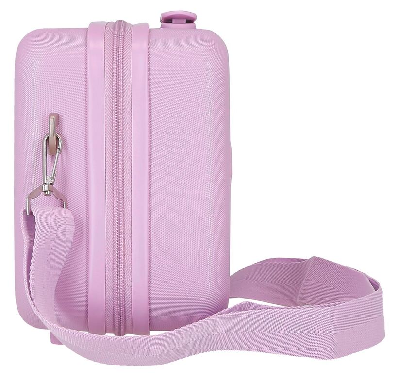 Neceser Movom Good Day rosa lila de ABS con estampado floral - 4